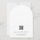 Photo Wedding Save the Date Arch Invitation (Dos)