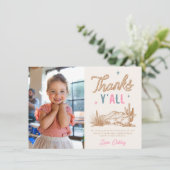 Photo Western Carte de remerciements (Debout devant)