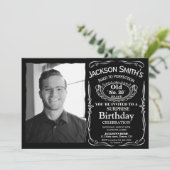 Photo Whiskey invitation anniversaire Surprise inv (Debout devant)