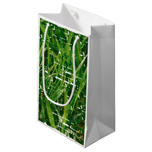 Photo White Green Lawn Service de Merci! Sac (Devant Angle)