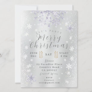 Photo White Invitation Card