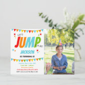 Photo White Jump Invitations Anniversaire (Debout devant)