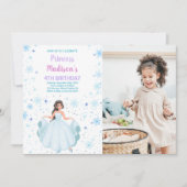 Photo White Princess Invitations d'anniversaire (Devant)