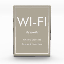 Wi-Fi beige moderne bloc d'hôtes