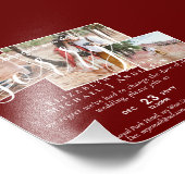 PHOTO-wijziging begroting nieuwe datum uitgesteld Foto Afdruk (Hoek)