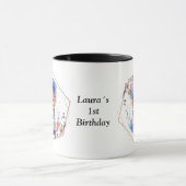 Photo with fine flower frame  mok (Midden)