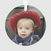 Photo Woodland Le premier Noël du bébé (dos)