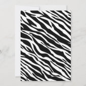 Photo Zebra Graduation Invitation (Dos)