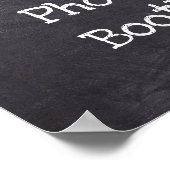 Photobooth de mariage aspect tableau noir (Coin)