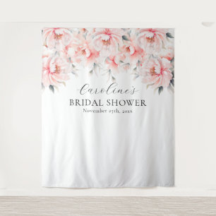 PHOTOBOOTH pioenrozen Blush Roze BRUIDSSUITE Wandkleed