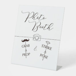PhotoBooth Reclamebord Met Voetstuk