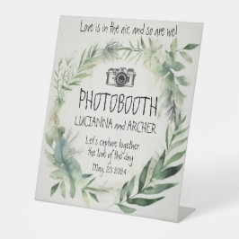 PHOTOBOOTH-teken Reclamebord Met Voetstuk