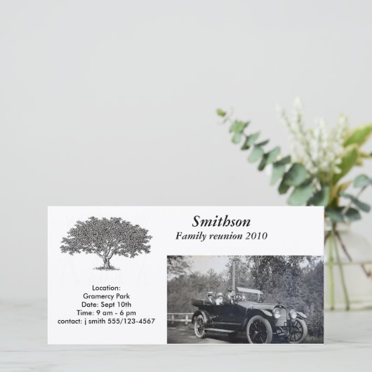 Photocard - Invitation (Debout devant)