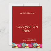 Photocartes de vacances/ invitations (Dos)