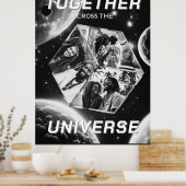 Photocubes 3D dans l'espace avec des affiches plan (Cuisine)