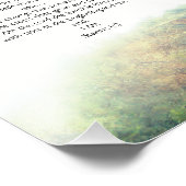 photograph with poem design foto afdruk (Hoek)