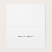 Photographe animal Groomer chic Carte de visite (Intérieur déplié)