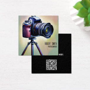Photographe aquarelle Carte de visite