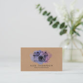 Photographe aquarelle Cartes de visite (Debout devant)