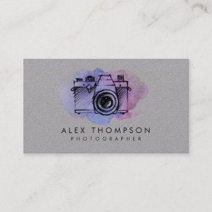 Photographe aquarelle Cartes de visite