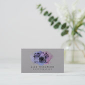 Photographe aquarelle Cartes de visite (Debout devant)