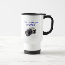 PHOTOGRAPHE au TRAVAIL - tasse de voyage