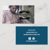 Photographe Caméra Carte de visite photo personnal (Devant / Derrière)