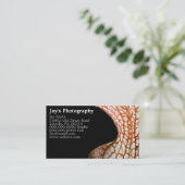 Photographe Carte de visite (Debout devant)