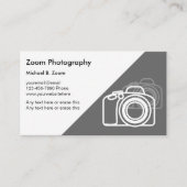 Photographe Carte de visite (Devant)