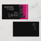 Photographe Carte de visite de caméra (Devant / Derrière)