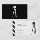 Photographe - carte de visite de ı de Videographer (Devant / Derrière)