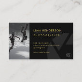 Photographe Carte de visite moderne (Dos)