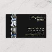 Photographe carte de visite photos modèle (Dos)