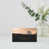 Photographe Carte de visite Sepia Paysage (Debout devant)