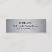 Photographe - cartes de visite (Dos)