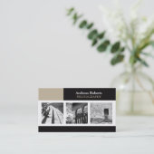 Photographe Classy Elegant Carte de profil personn (Debout devant)