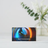 Photographe Cool classique Carte de visite (Debout devant)