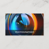 Photographe Cool classique Carte de visite (Devant)