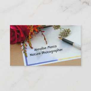 Photographe de la nature Carte de visite