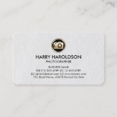 Photographe d'icône de caméra Carte de visite Prem (Devant)