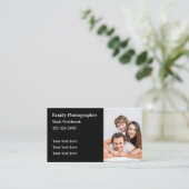 Photographe Modèle photo Cartes de visite (Debout devant)