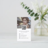 Photographe moderne Carte de visite (Debout devant)