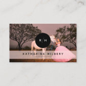 Photographe noir simple Carte de visite (Devant)