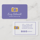 Photographe Paparazzi Carte de visite (Devant / Derrière)