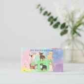 Photographe pour animaux de compagnie - Carte de v (Debout devant)