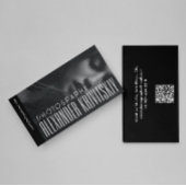 Photographe professionnel noir Carte de visite