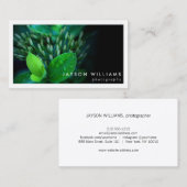 Photographe Sleek Borders, Carte de visite photo (Devant / Derrière)