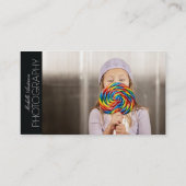 PHOTOGRAPHE SLEEK | CARTE DE VISITE PHOTOGRAPHIQUE (Dos)