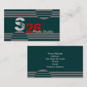 Photographe Studio Photo Carte de visite original (Devant / Derrière)