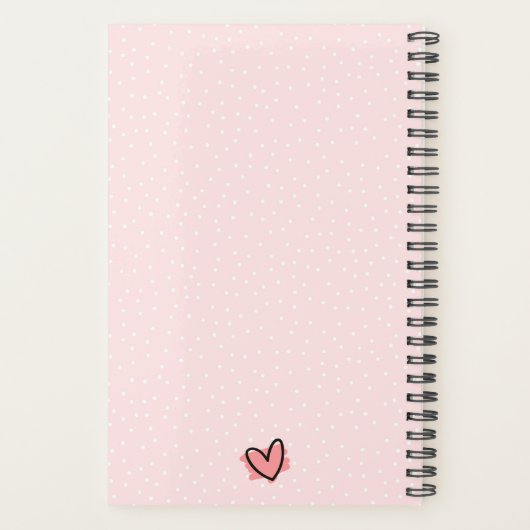 Photographe sur mesure Caméra Logo Carnet de rende (Dos)